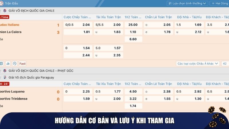 Hướng dẫn cơ bản và lưu ý khi tham gia