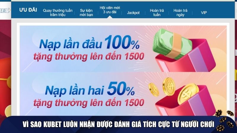 Vì sao KUBET luôn nhận được đánh giá tích cực từ người chơi
